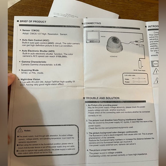 NIB Aluminum Dome Security Camera - Day or Night Color IR - 2.8 - 12mm Lens - Picture 4 of 9